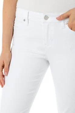Liverpool L.A Abby Skinny Ankle - White - AT2 Online