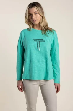 Two-T's Alice Long Sleeve Tee - Jade - TT34