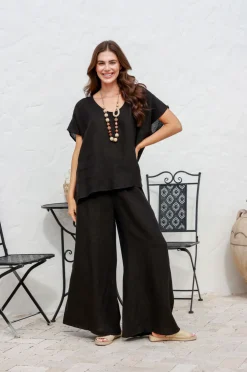 The Italian Cartel Amara Pant - Black - IC22