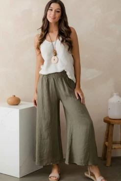 The Italian Cartel Amara Pant - Slate - IC22 Discount