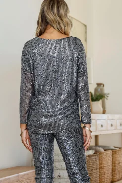 Free Angel Ammirevole Top - Gunmetal - FA13 Outlet