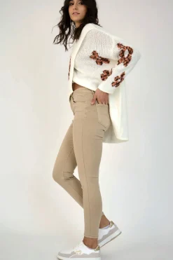 Ana & Lucy Anna High Rise Jeans - Stone - AL1 Outlet