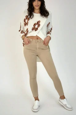 Ana & Lucy Anna High Rise Jeans - Stone - AL1 Outlet