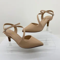 Clarice April Pointed Heel - Nude - C2 Discount