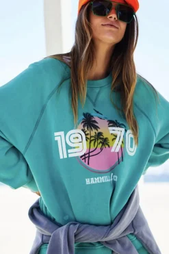 Hammill + Co Beach Sweat - Faded Jade - HC20 Sale