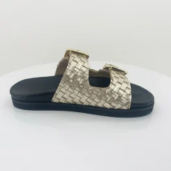 Human Shoes Blair Sandal - Washed Gold -HS8 Clearance
