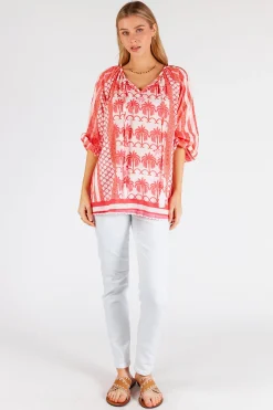 Lula Life Blakely Top - Melon - LL46 Outlet
