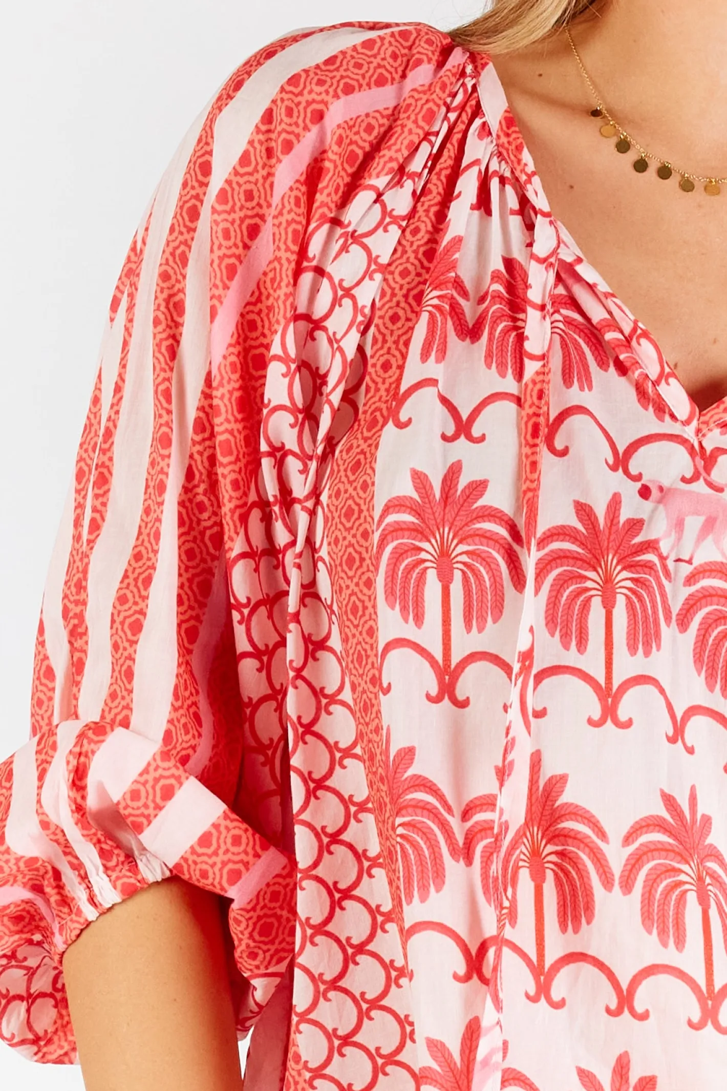 Lula Life Blakely Top - Melon - LL46 Outlet
