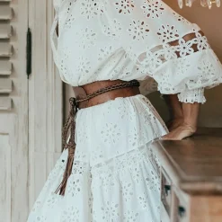 Miss June Braid Belt - Tan - M4 Hot