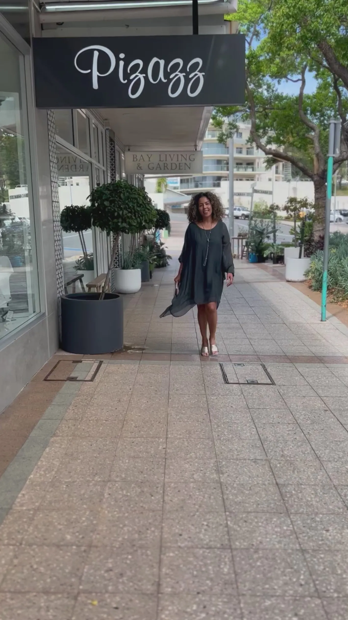 The Italian Cartel Campana Dress - Charcoal - IC8 Clearance
