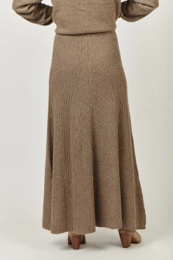 Naturals By O & J Cashmere Khaki Skirt - OJ35 Online