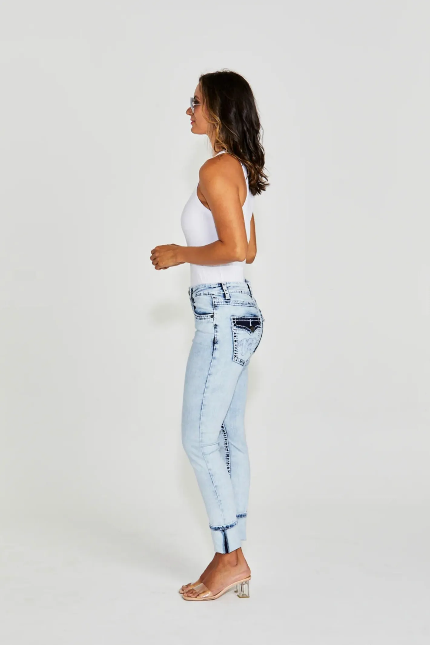 New London Jeans Chelsea Jeans - Ice Bleach - NLJ6 Discount