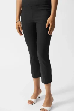 Joseph Ribkoff Claire Cropped Pant - Black - JR64
