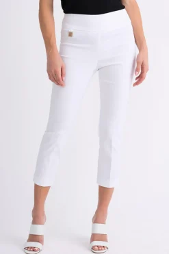 Joseph Ribkoff Claire Cropped Pant - White - JR64 Discount