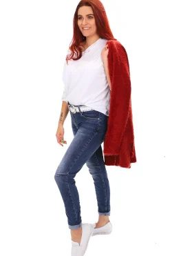 Italian Star Classic Button Jeans - Denim - IS10 Clearance
