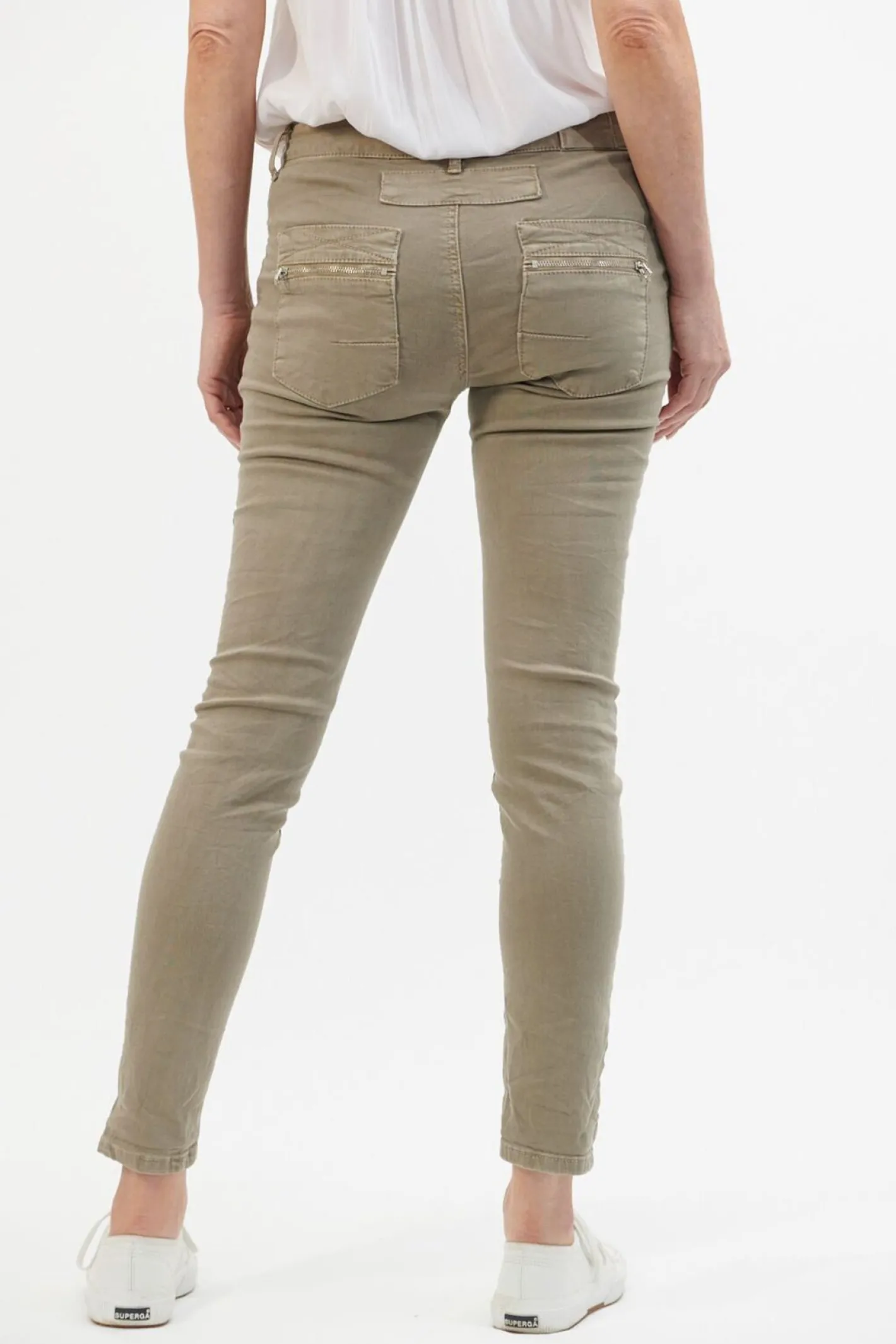 Italian Star Classic Button Jeans - Elk - IS10 Outlet