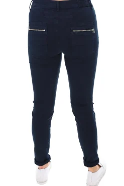 Italian Star Classic Button Jeans - Indigo - IS10 Outlet