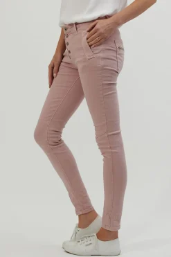Italian Star Classic Button Jeans - Musk - IS10 Outlet