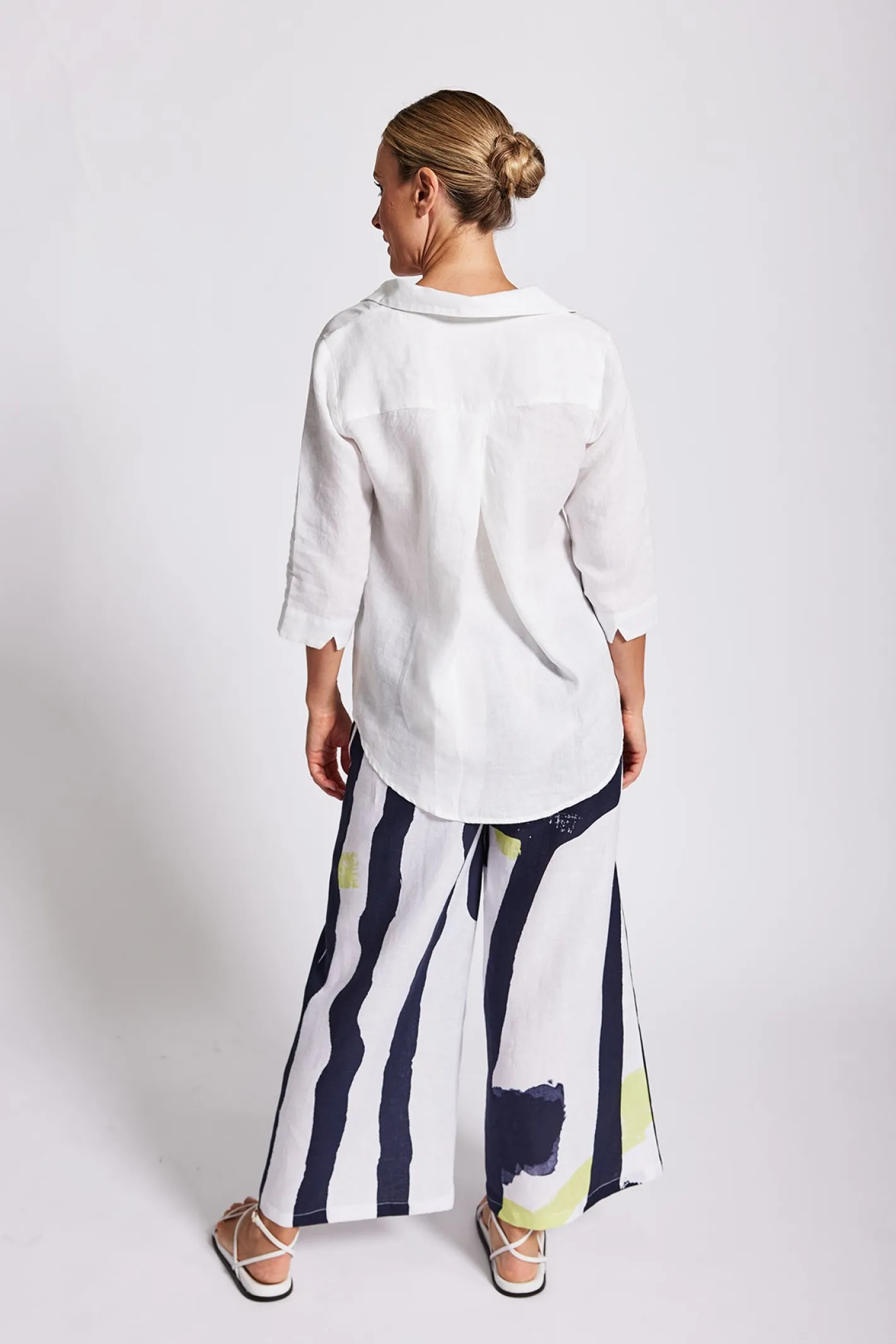 See Saw Collared Tunic Top - White - SS12 Discount