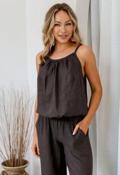 Free Angel Comodo Singlet Top - Chocalate - FA26 Discount