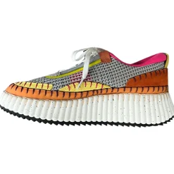 Django & Juliette Copen Sneaker - Orange - DJ46 Hot