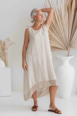 The Italian Cartel Cortina Dress - Sand - IC50 New