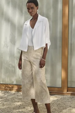 Joseph Ribkoff Cropped Jacket - Vanilla - JR4 Sale