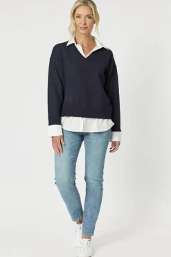 Gordon smith Dee 2 In 1 Jumper - Navy - GS14 Outlet