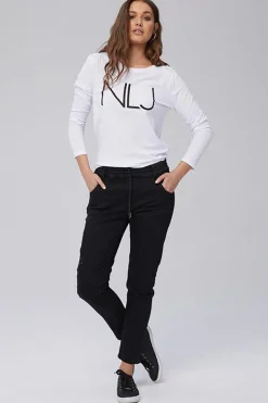 New London Jeans Dundee Hybrid Jogger Jeans - Black - NLJ7 Hot