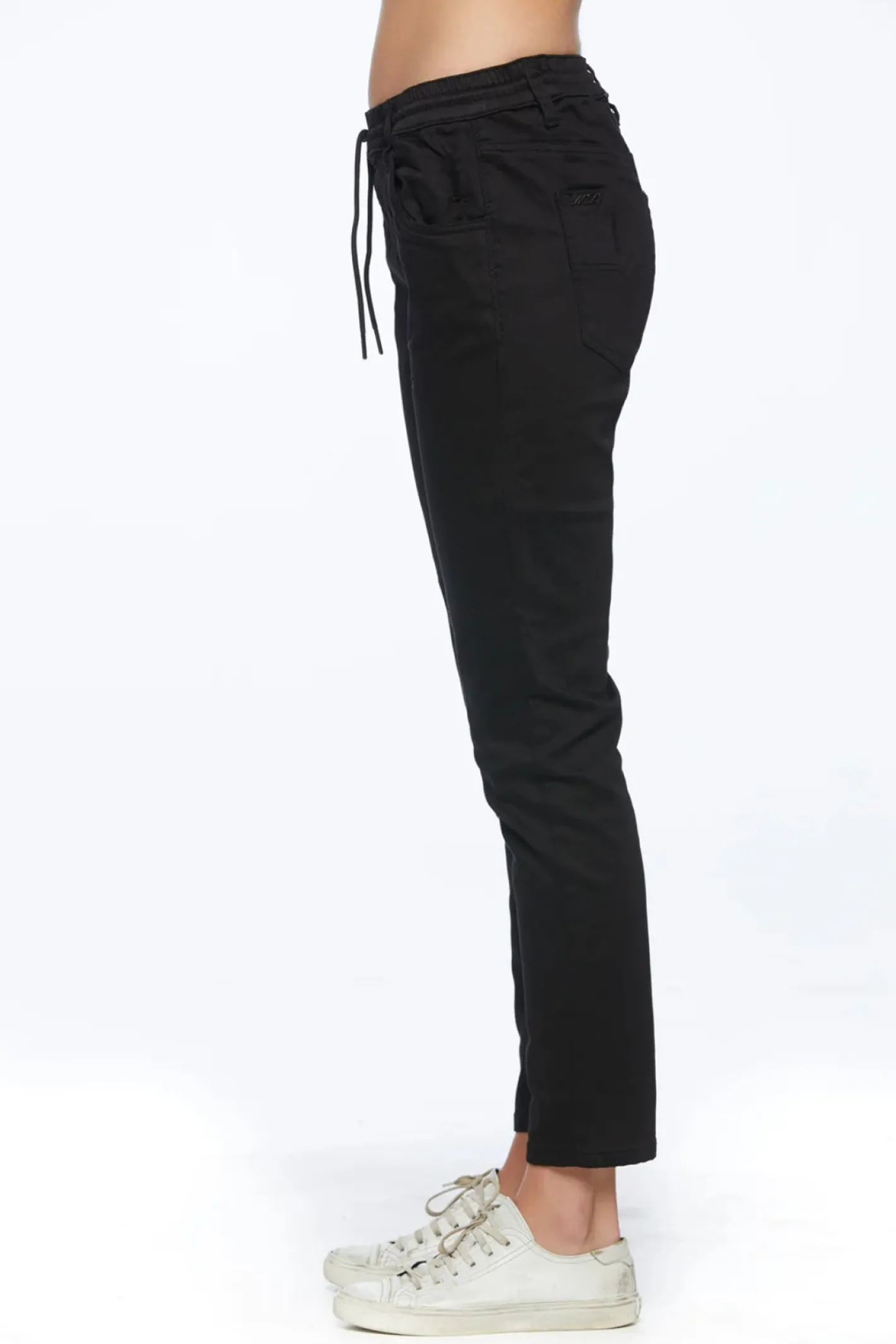 New London Jeans Dundee Hybrid Jogger Jeans - Black - NLJ7 Hot