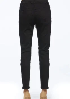 New London Jeans Dundee Hybrid Jogger Jeans - Black - NLJ7 Hot