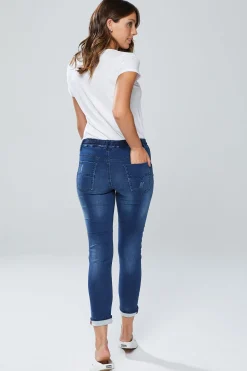 New London Jeans Dundee Hybrid Jogger Jeans - Denim - NLJ7 Discount