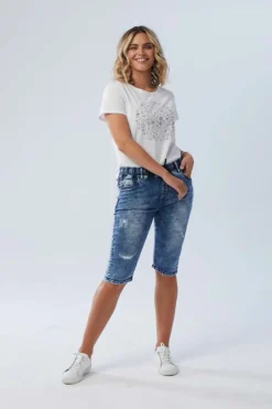 New London Jeans Dundee Hybrid Jogger Short - WASH - NLJ21 Outlet