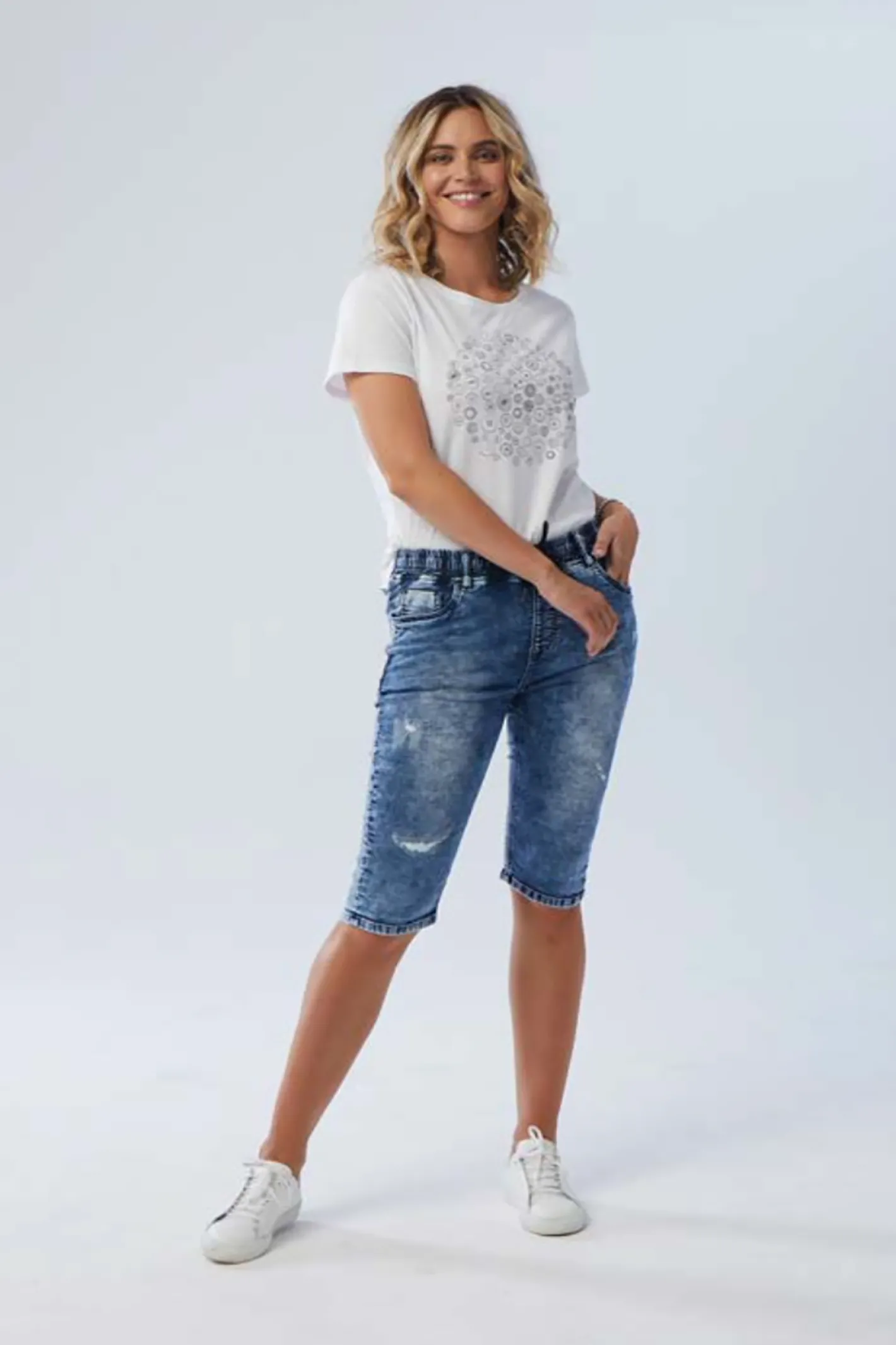 New London Jeans Dundee Hybrid Jogger Short - WASH - NLJ21 Outlet