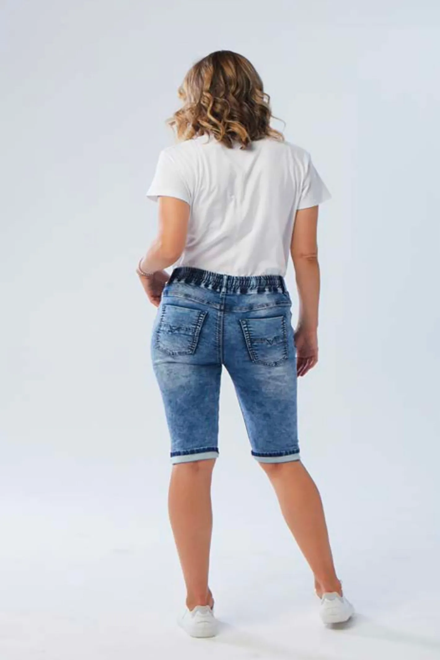 New London Jeans Dundee Hybrid Jogger Short - WASH - NLJ21 Outlet
