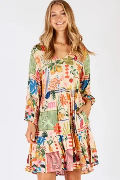 Lula Life Ellery Dress - Cream - LL23 New