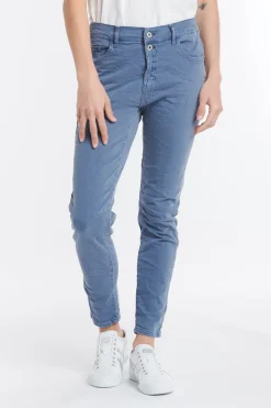 Italian Star Emma Stretch Jeans - Bluestone - IS5 Discount