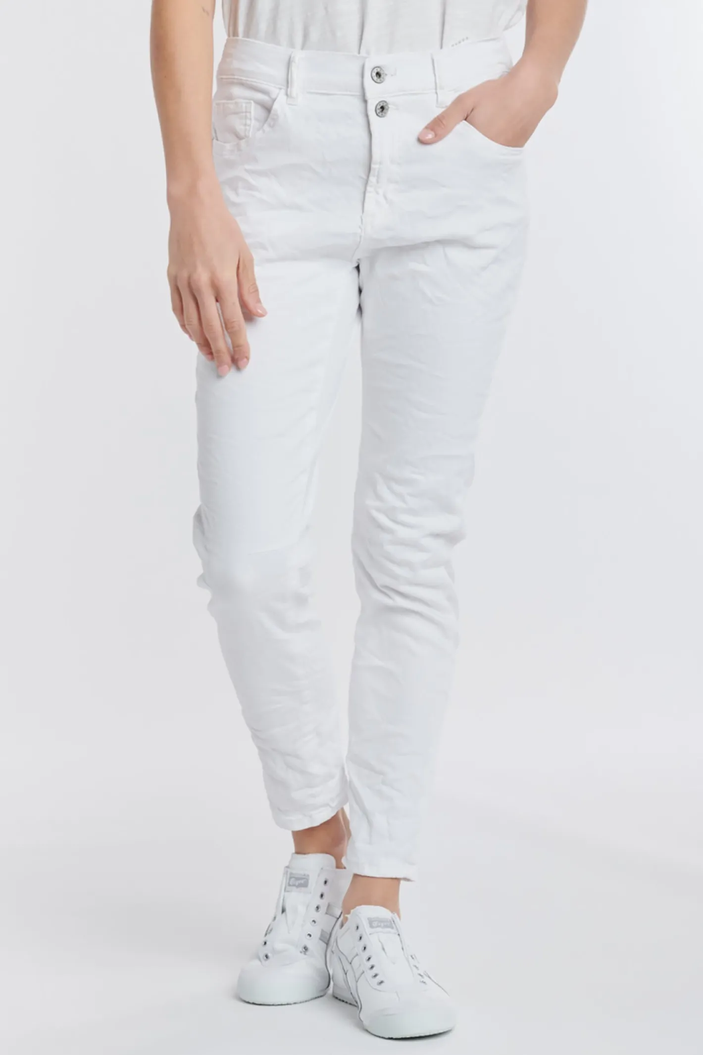 Italian Star Emma Stretch Jeans - White - IS5 Sale