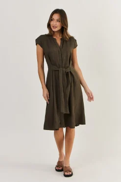 Naturals By O & J Erica Sleeveless Dress - Espresso - OJ12 Hot