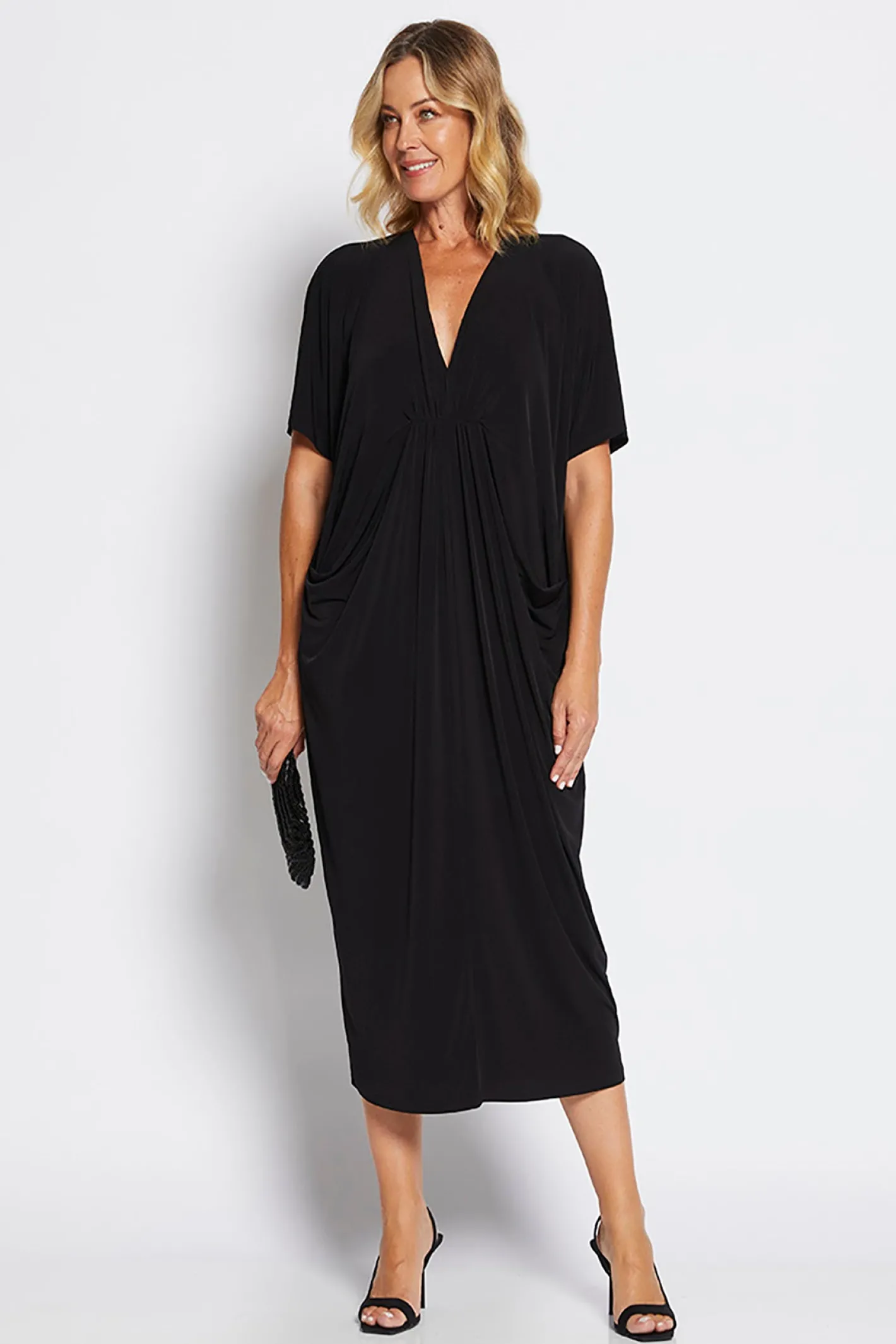 Philosophy Farrah kaftan Dress - Black - PH26