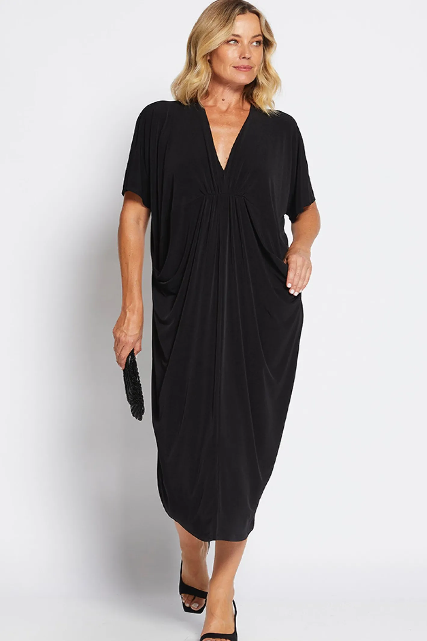 Philosophy Farrah kaftan Dress - Black - PH26