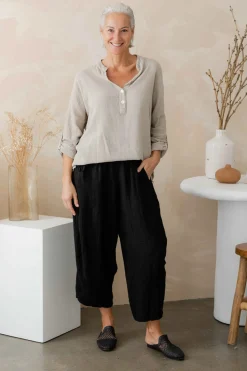 The Italian Cartel Fern Pants - Black - IC45 New