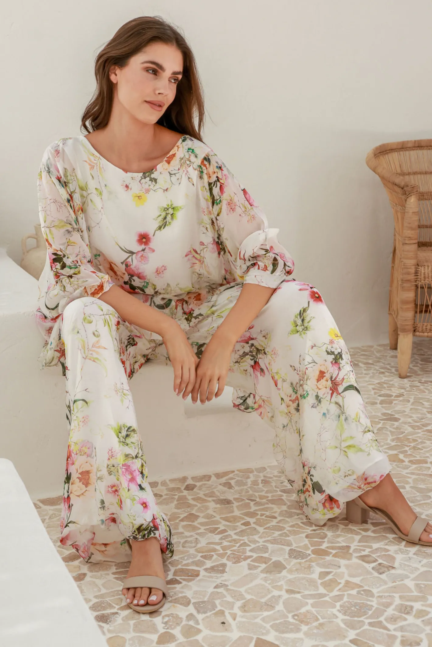 The Italian Cartel Fiorella Floral Pant | IC10 Online