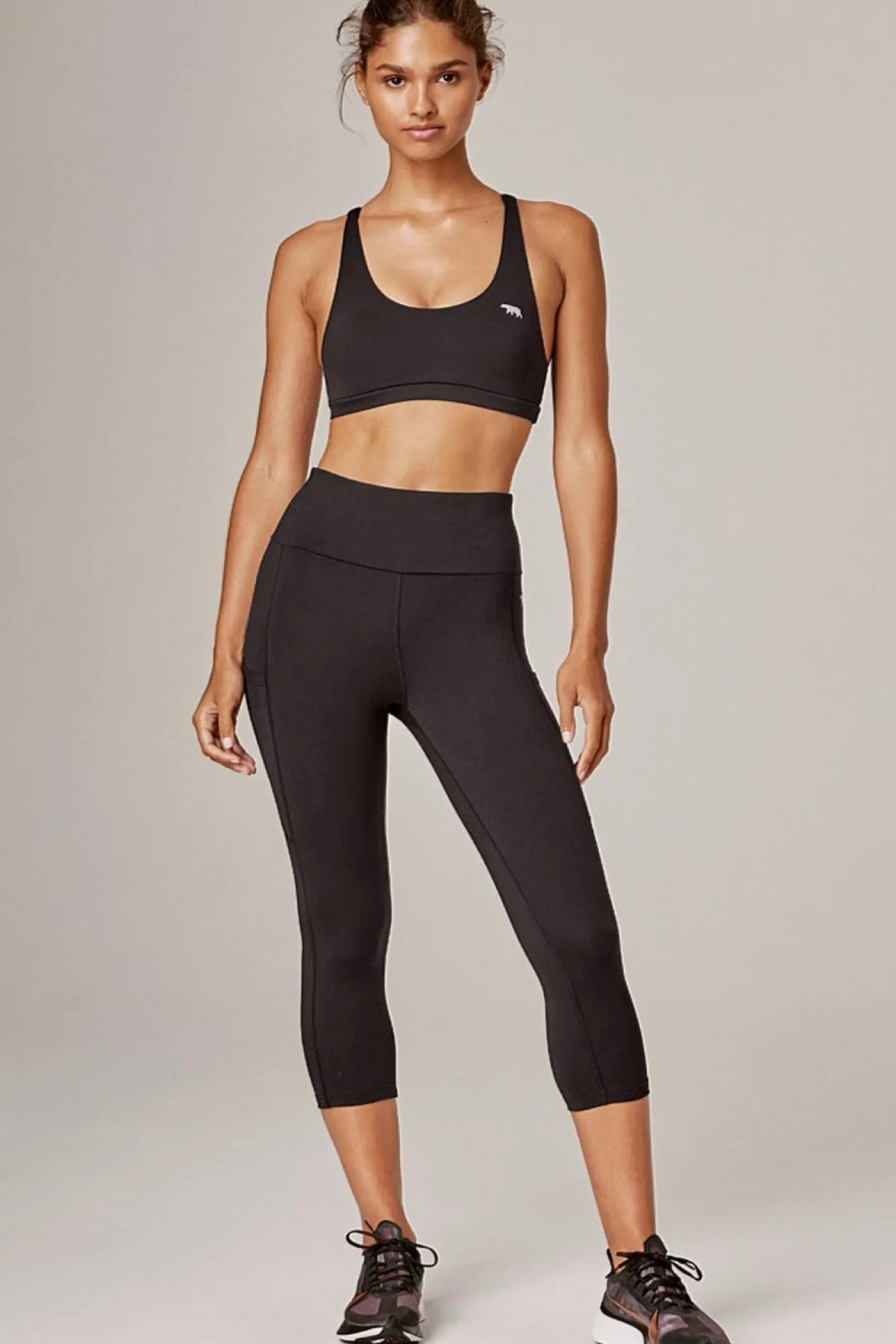 Running Bare Flex Zone 3/4 Legging - RB9 Hot