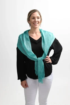 Stellar Rose Gatsby Shawl | Emerald | SR165 Sale