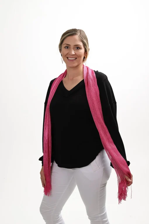 Stellar Rose Gatsby Shawl | Hot Pink | SR165 Hot