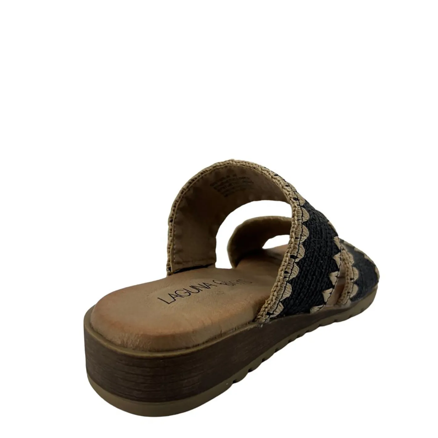 Laguna Quays Resort Gister Slide - Black & Beige - LQ5 Outlet