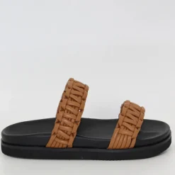 Human Shoes Harlow Slide - Tan - HS3