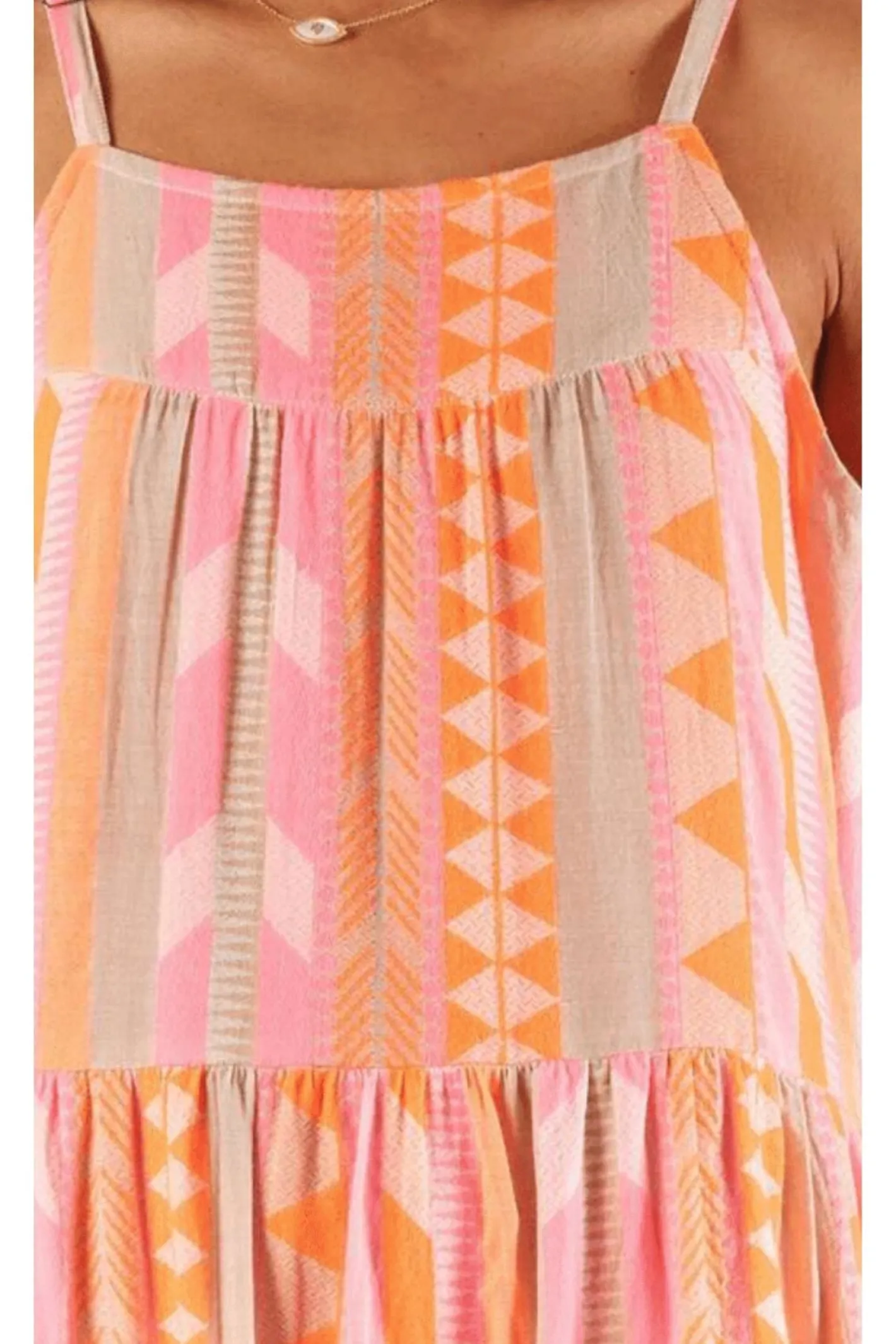 Rubyyaya Hermosa Maxi Dress - Pink - RY19 Discount