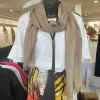 Adorne Ivy Light Weight Scarf - Camel - AD21 Best